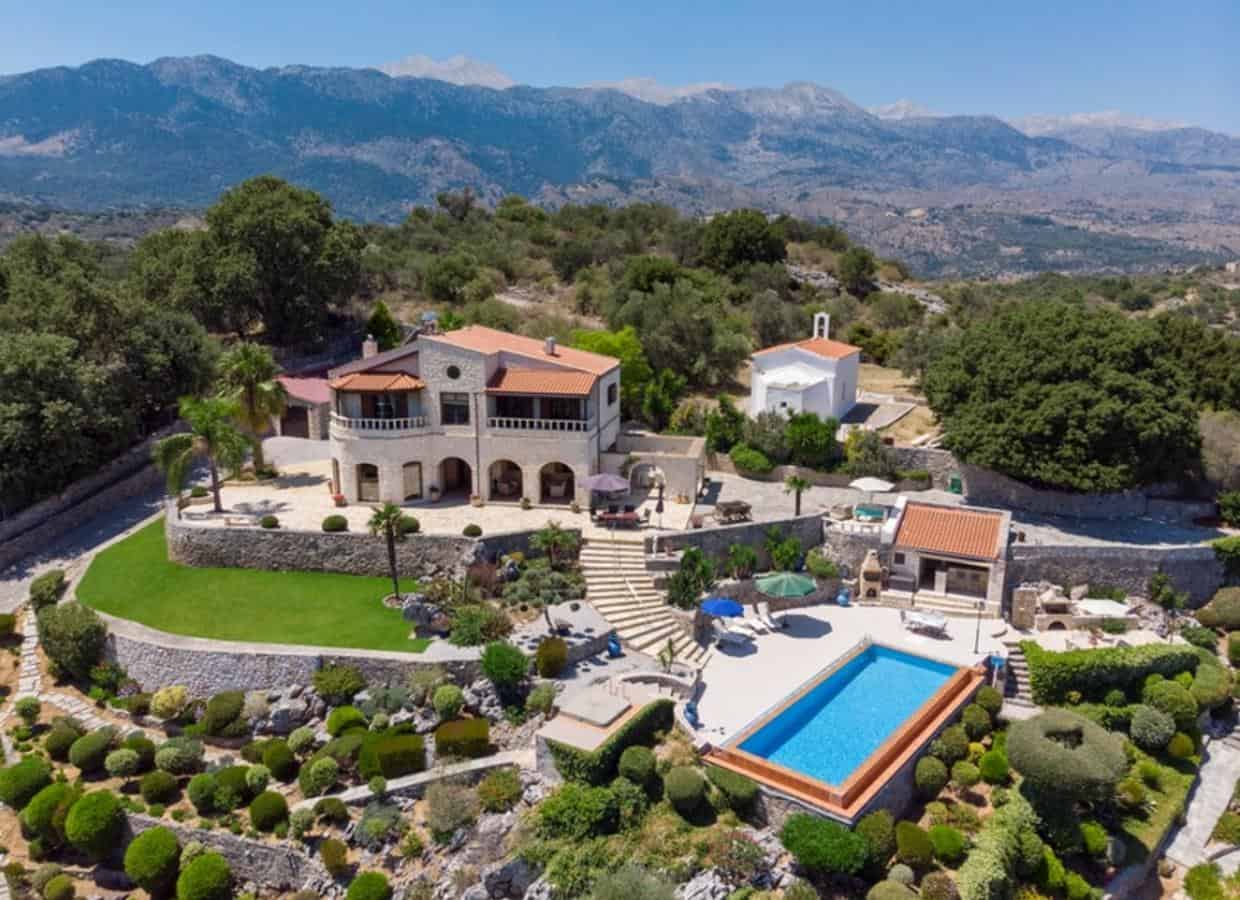 Exclusive Stone Villa with Breathtaking Sea Views and Mountain Charm in Apokoronas, Chania