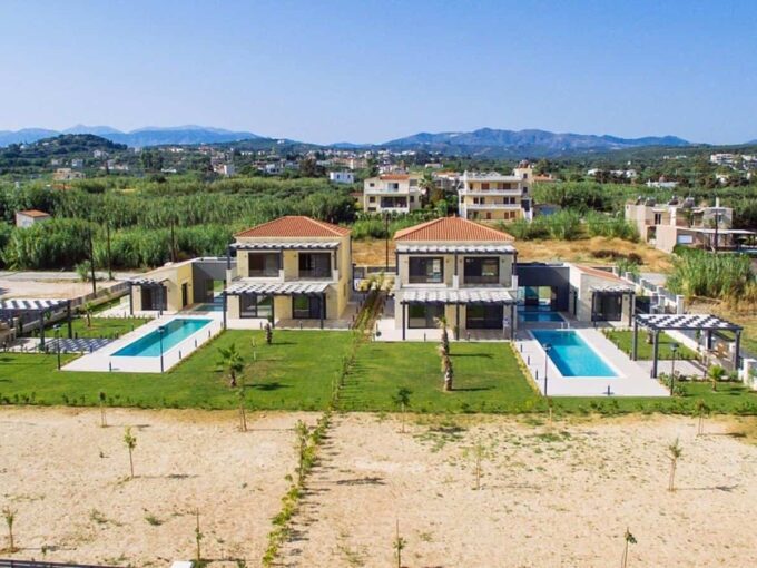 Seaside Elegance: Twin Luxury Stone Villas with Private Pools and Mesmerizing Views