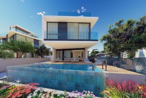 3, 4, 5 BEDROOM SEAFRONT VILLAS FOR SALE IN PAPHOS, CYPRUS