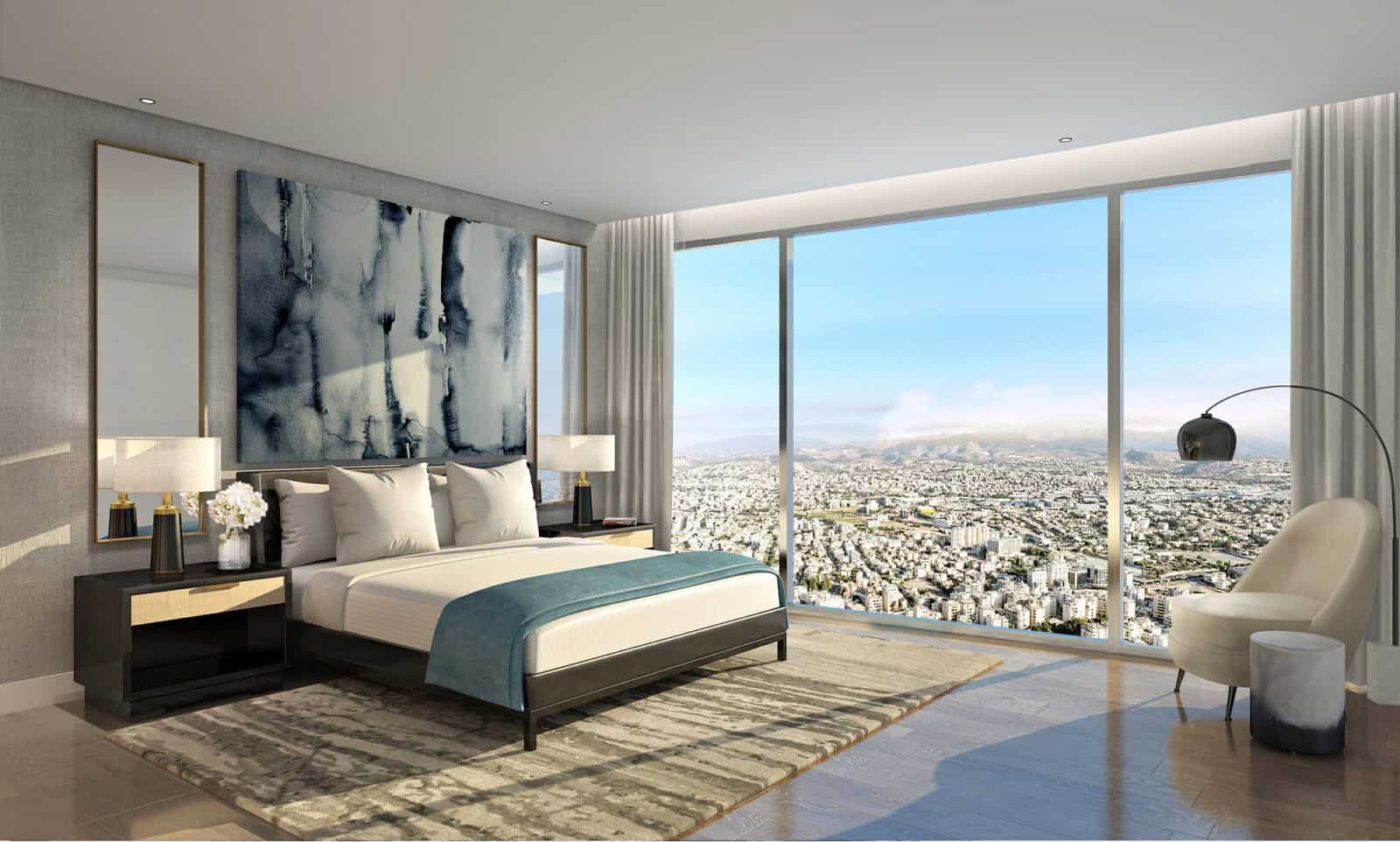 ONE_CGI_2BD_master bedroom