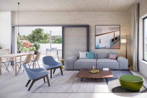 Minthis_CGI_Ezousa Suites_Olea_living area