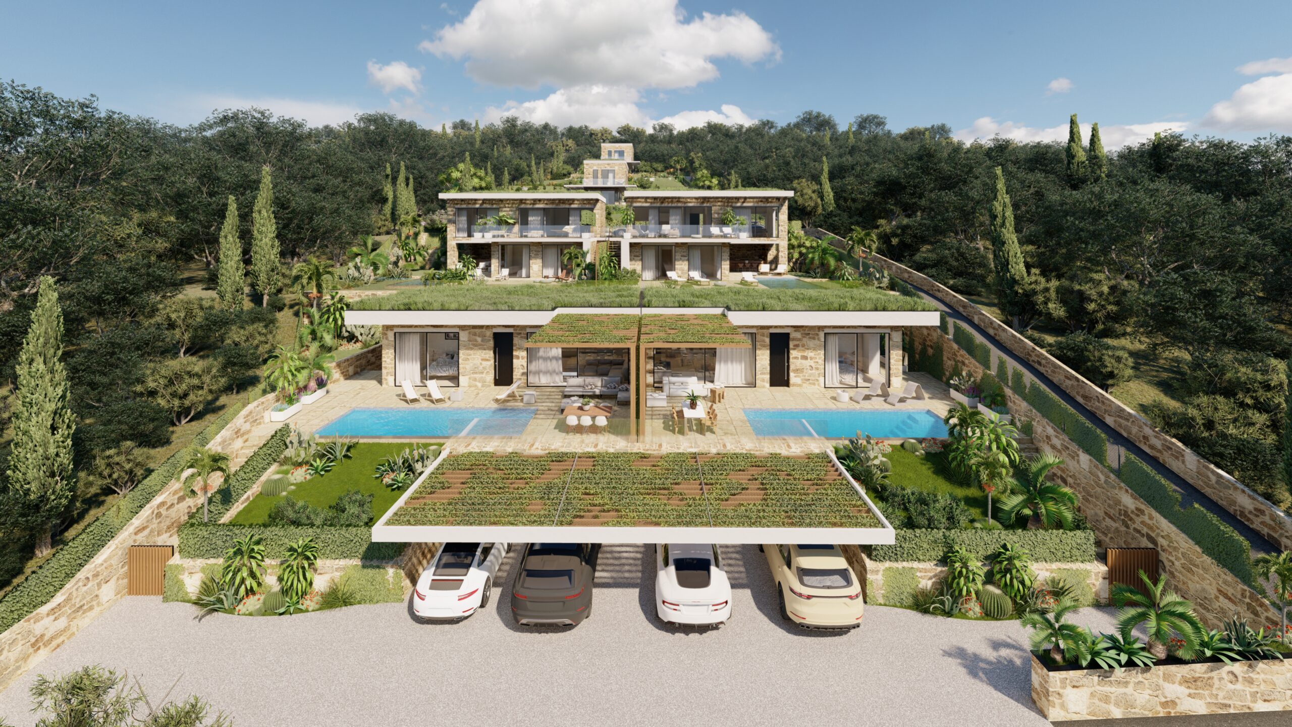 The Next Level Panorama Living project in Gialova, Greece