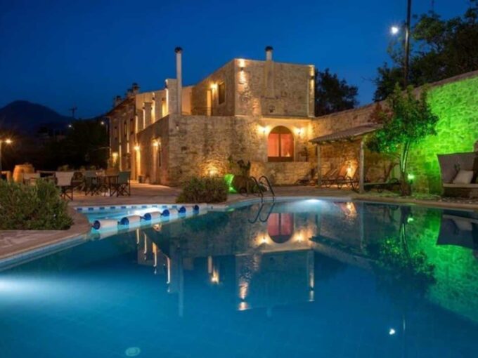 Fully Renovated Stone Villa in Rethymno, Crete