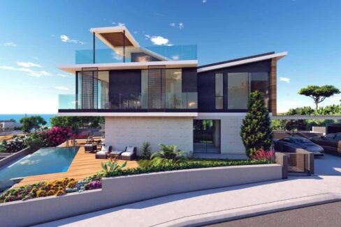 3, 4, 5 BEDROOM SEAFRONT VILLAS FOR SALE IN PAPHOS, CYPRUS
