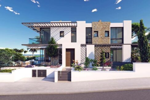 3, 4, 5 BEDROOM SEAFRONT VILLAS FOR SALE IN PAPHOS, CYPRUS