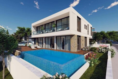 3, 4, 5 BEDROOM SEAFRONT VILLAS FOR SALE IN PAPHOS, CYPRUS
