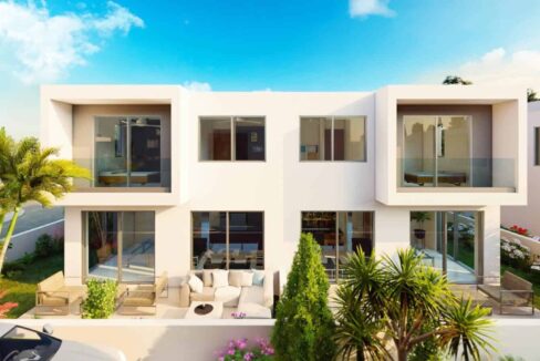 MODERN 2, 3, 4 BEDROOM VILLAS & SEMI-DETACHED HOUSES FOR SALE IN PAPHOS, CYPRUS