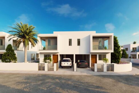 MODERN 2, 3, 4 BEDROOM VILLAS & SEMI-DETACHED HOUSES FOR SALE IN PAPHOS, CYPRUS