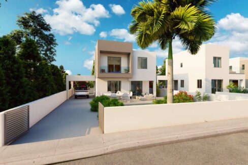 MODERN 2, 3, 4 BEDROOM VILLAS & SEMI-DETACHED HOUSES FOR SALE IN PAPHOS, CYPRUS
