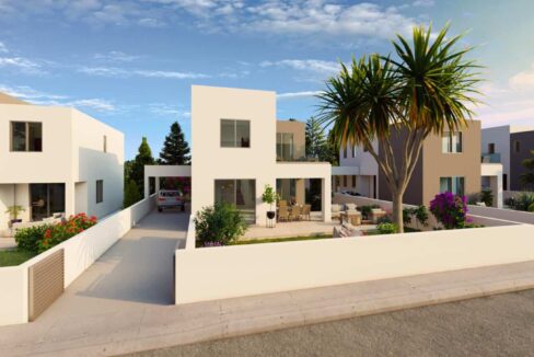MODERN 2, 3, 4 BEDROOM VILLAS & SEMI-DETACHED HOUSES FOR SALE IN PAPHOS, CYPRUS