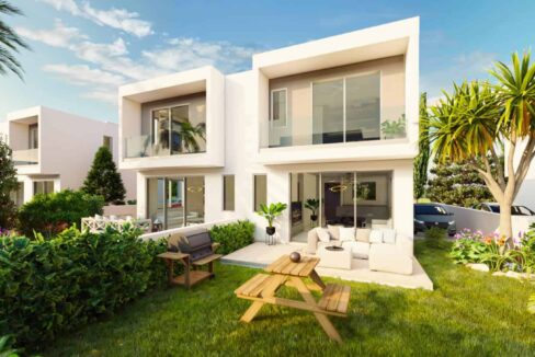 MODERN 2, 3, 4 BEDROOM VILLAS & SEMI-DETACHED HOUSES FOR SALE IN PAPHOS, CYPRUS
