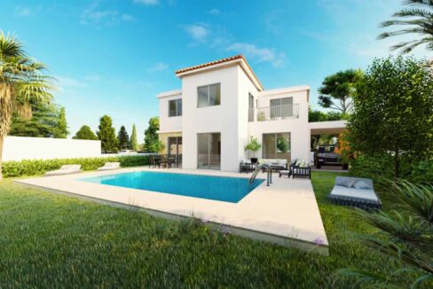 MODERN 2, 3, 4 BEDROOM VILLAS & SEMI-DETACHED HOUSES FOR SALE IN PAPHOS, CYPRUS