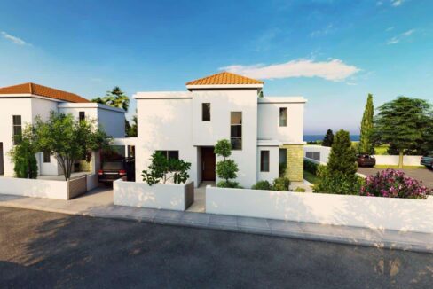 MODERN 2, 3, 4 BEDROOM VILLAS & SEMI-DETACHED HOUSES FOR SALE IN PAPHOS, CYPRUS