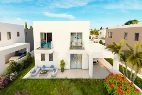 MODERN 2, 3, 4 BEDROOM VILLAS & SEMI-DETACHED HOUSES FOR SALE IN PAPHOS, CYPRUS