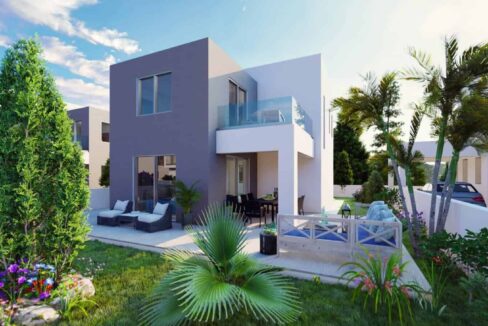 MODERN 2, 3, 4 BEDROOM VILLAS & SEMI-DETACHED HOUSES FOR SALE IN PAPHOS, CYPRUS