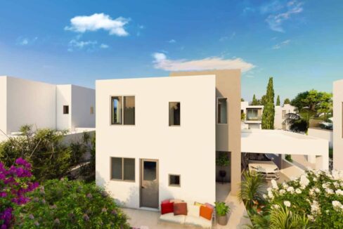 MODERN 2, 3, 4 BEDROOM VILLAS & SEMI-DETACHED HOUSES FOR SALE IN PAPHOS, CYPRUS