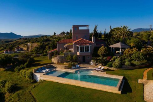VILLA WITH INFINITE VIEWS FOR SALE IN MESSENIA, GREECE