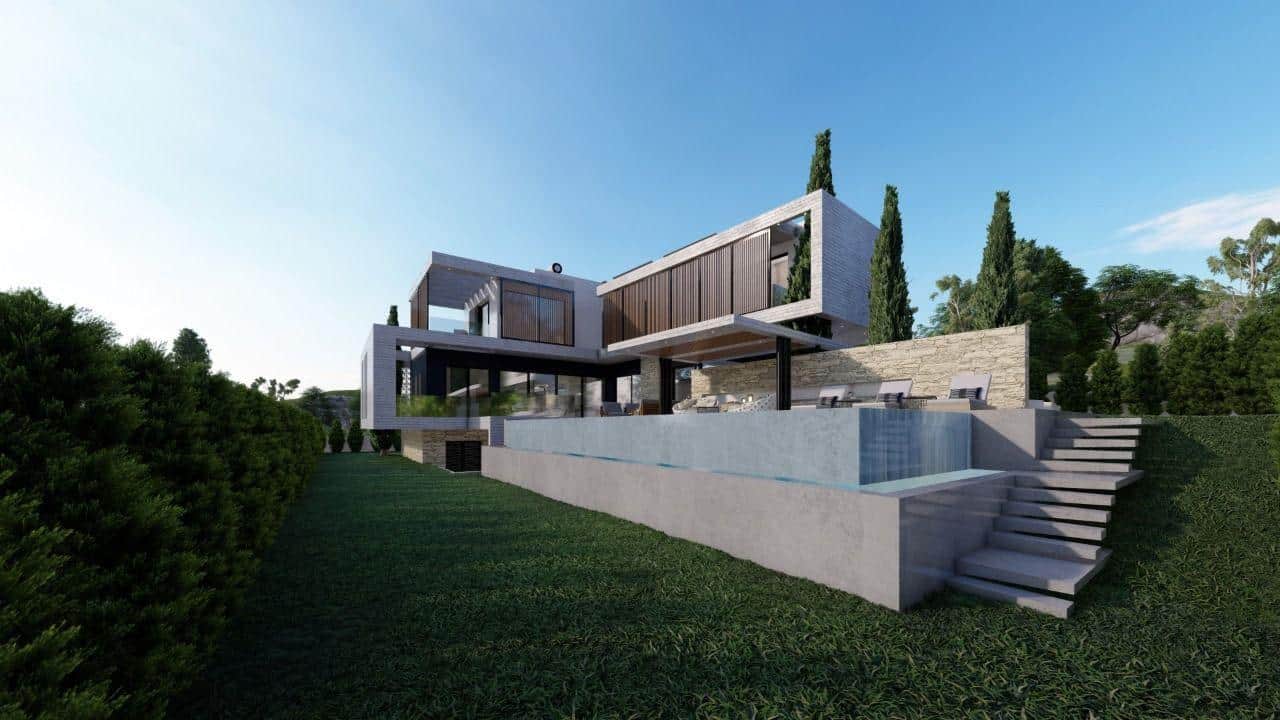 Premium Villa with Overflow Pool in Limassol, Cyprus