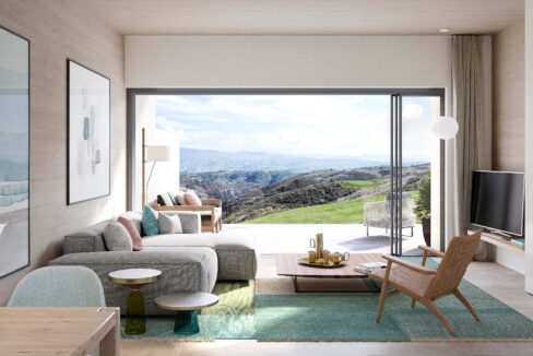 Minthis_CGI_Ezousa Suites_Olympia_living area