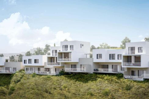 Minthis_CGI_Ezousa Suites_exterior view of project