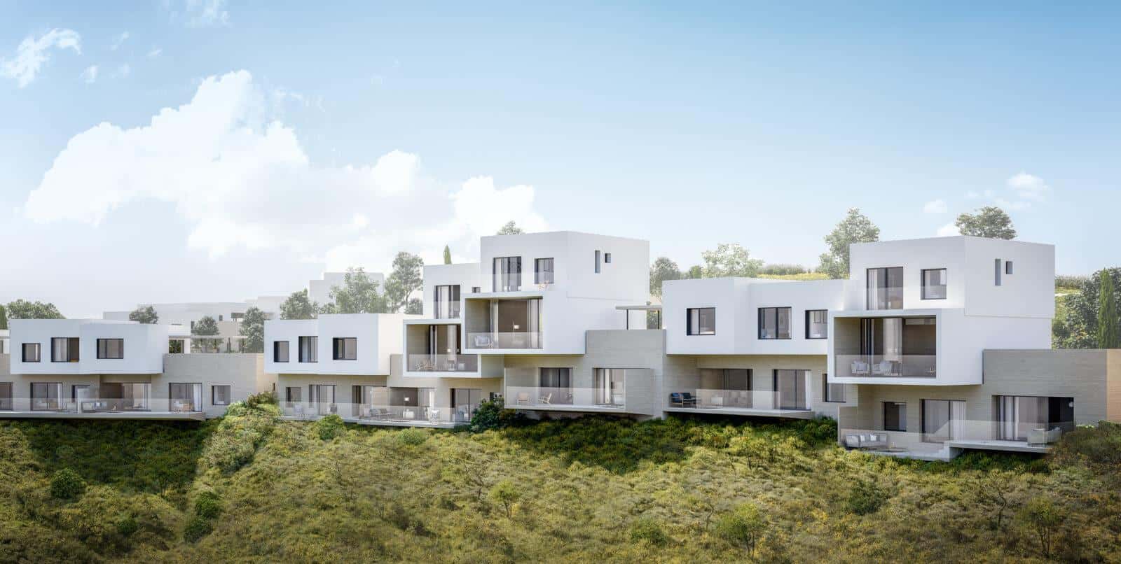 Minthis_CGI_Ezousa Suites_exterior view of project