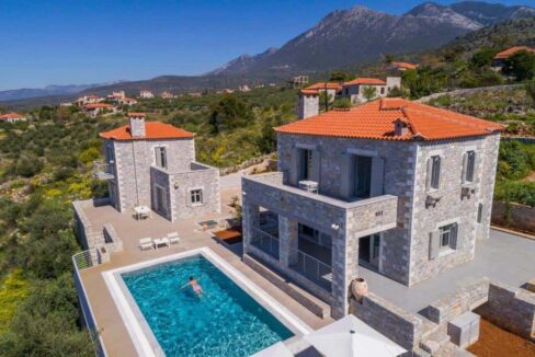 Two Stone Villas in Lefktro, Greece15