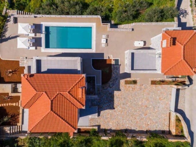 Two stone Villas in Leftra, Greece
