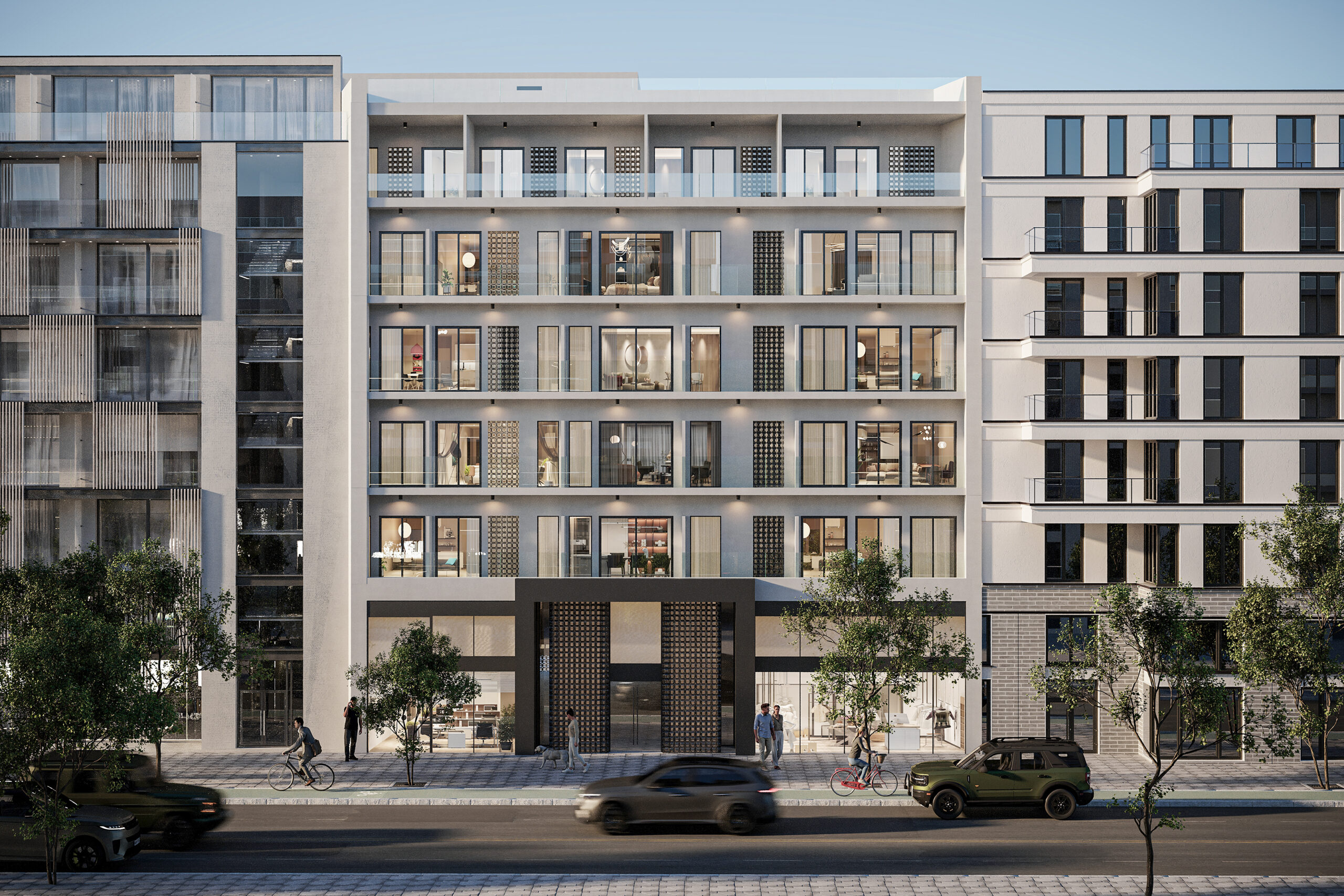 Modern 5-Storey Residential Building with 54 Apartments in Kallithea