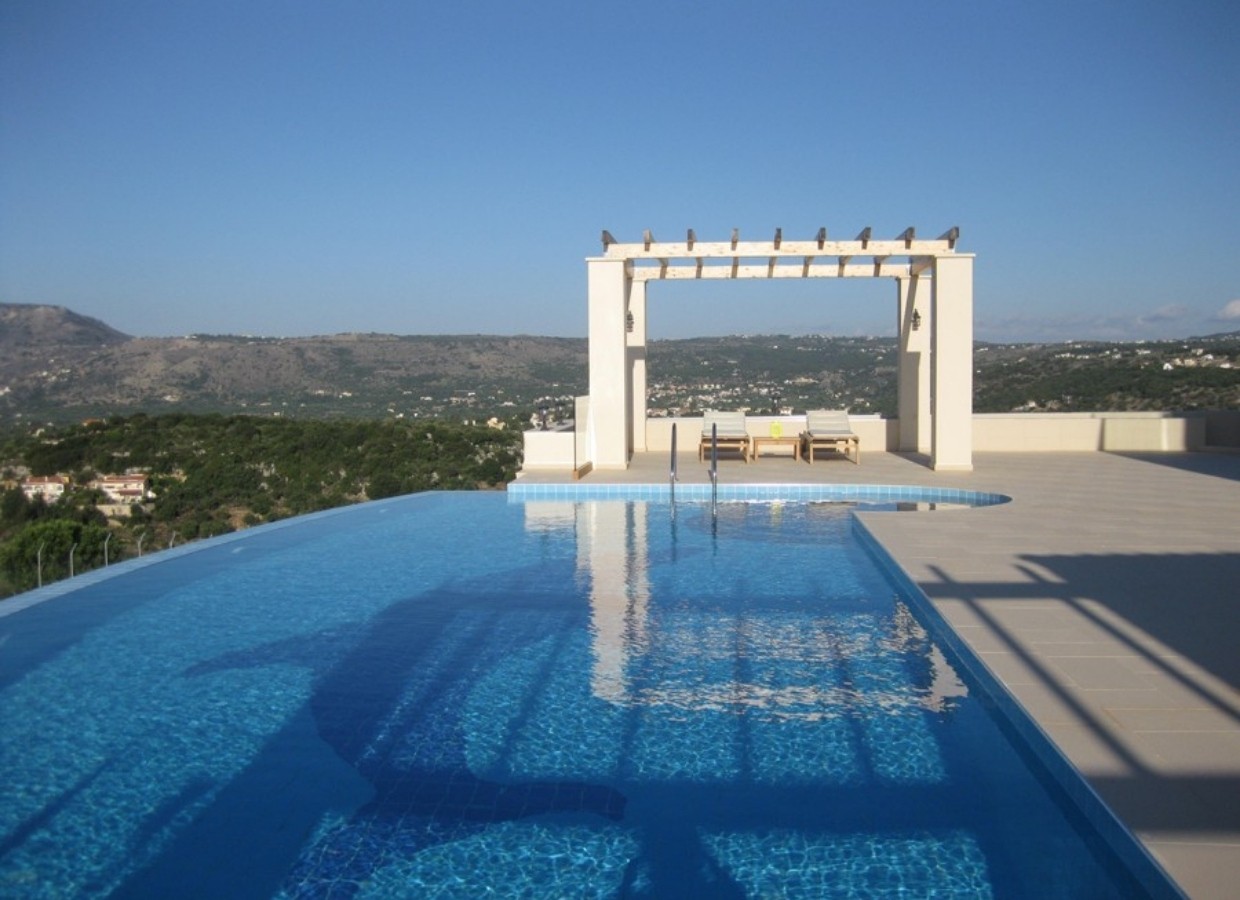 Panoramic Views From a High Quality Luxury Villa in Chania, Crete for Sale