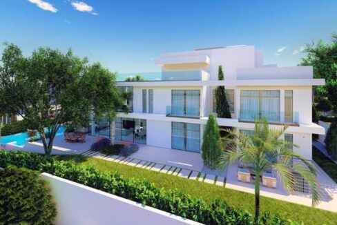 4 BEDROOM BEACHFRONT VILLAS FOR SALE IN PEYIA, PAPHOS, CYPRUS
