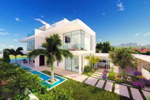 4 BEDROOM BEACHFRONT VILLAS FOR SALE IN PEYIA, PAPHOS, CYPRUS