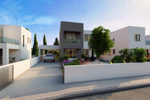 MODERN 2, 3, 4 BEDROOM VILLAS & SEMI-DETACHED HOUSES FOR SALE IN PAPHOS, CYPRUS