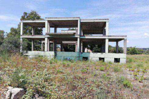 unfinished villa for sale in Corfu, Greece 1