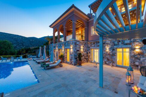 6 Bedroom Luxurius Villa for sale in Crete Evening lights