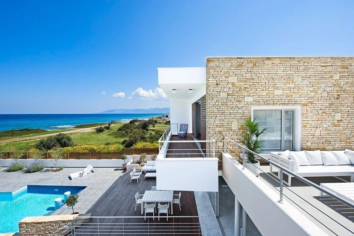 Beachfront Villa in Paphos, Cyprus