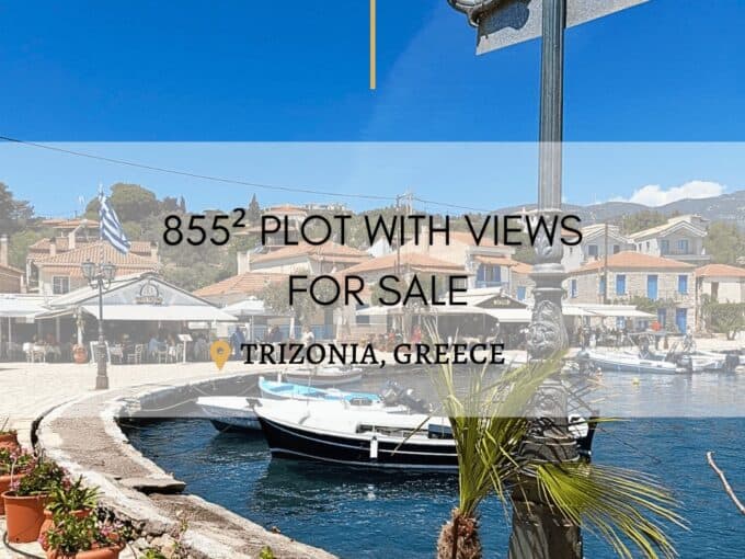 855m² Plot for Sale on the Beautiful Island of Trizonia, Phocis