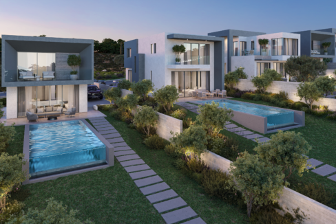 17 exclusive two-story homes in Paphos